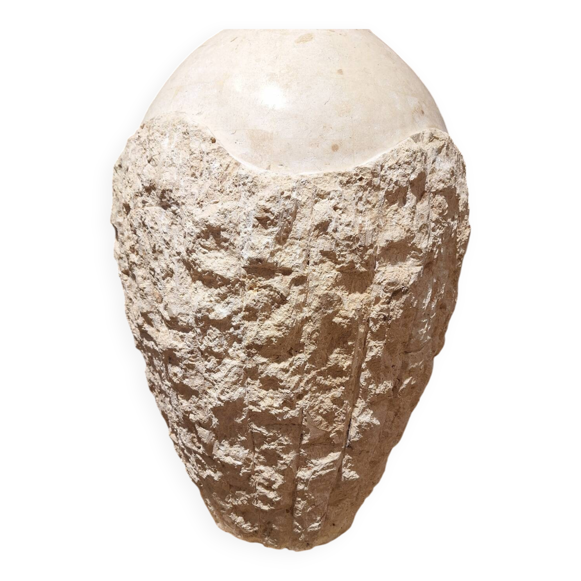 Large stone vase from Mactan from the 1980s