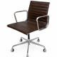 Chaise en cuir et alu EA 117 par Charles Eames