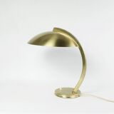 Lampe de bureau Bauhaus, Art Déco en laiton, de Egon Hillebrand, 1930-40