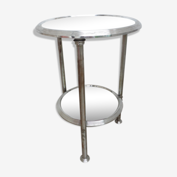 Table d'appoint miroir