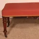 banquette en acajou du 19° siècle - Angleterre
