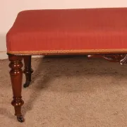 banquette en acajou du 19° siècle - Angleterre