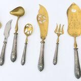 8 servative cutlery in silver metal