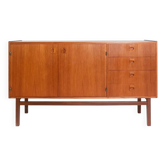 Enfilade scandinave vintage en teck, restaurée
