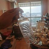 6 crystal flutes