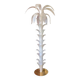 Vintage Opalino Palm Tree Murano Glass Floor Lamp in the Style of Napoleon Martinuzzi