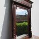 Ancient walnut mirror, 1900s, 100 x 70 cm