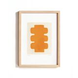 Painting on paper - NUX - painting signed Eawy