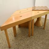 Cassina modular table Tangram design Massimo Morozzi 1980s