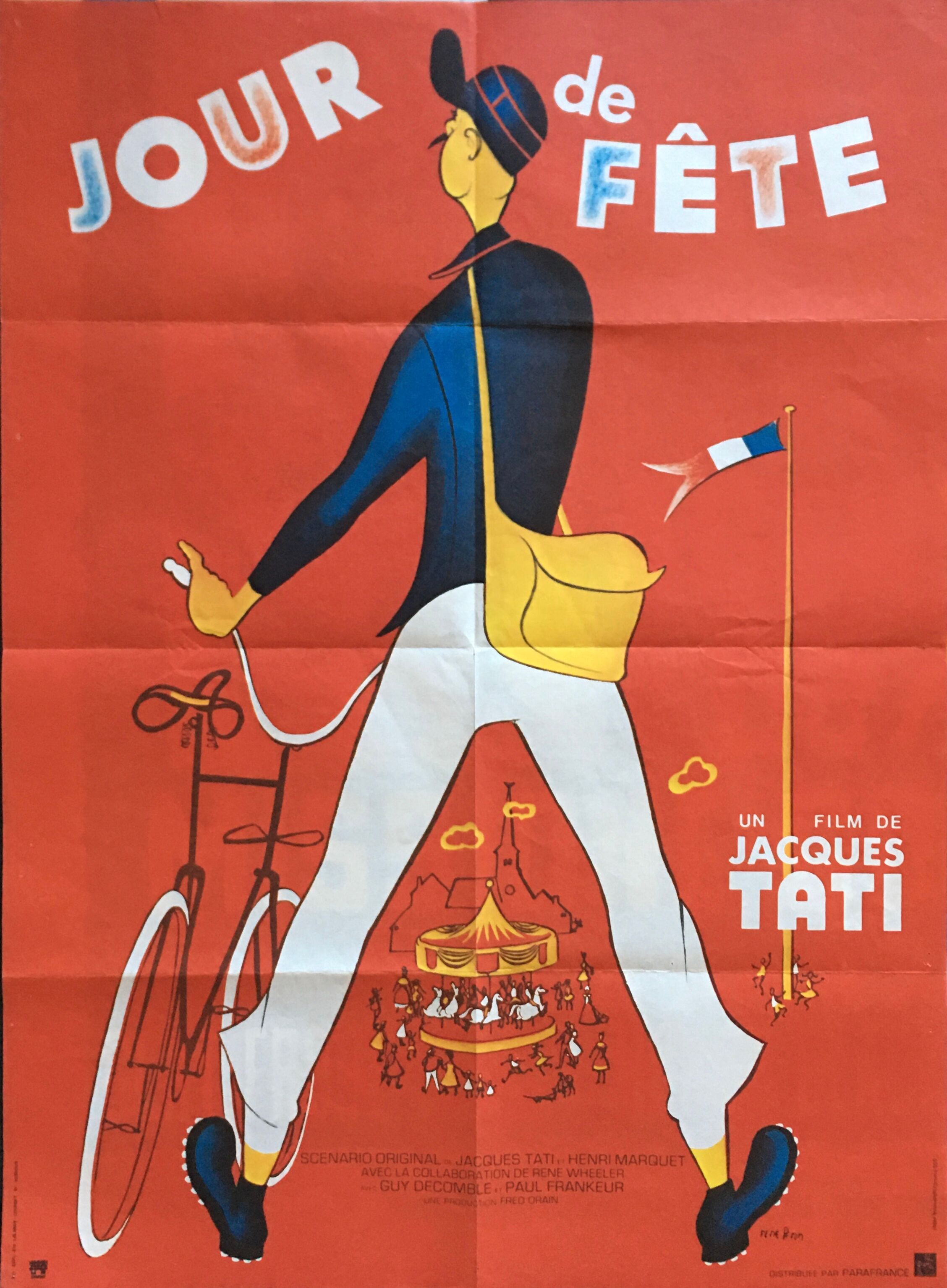Jour De Fete - original French poster - 70s