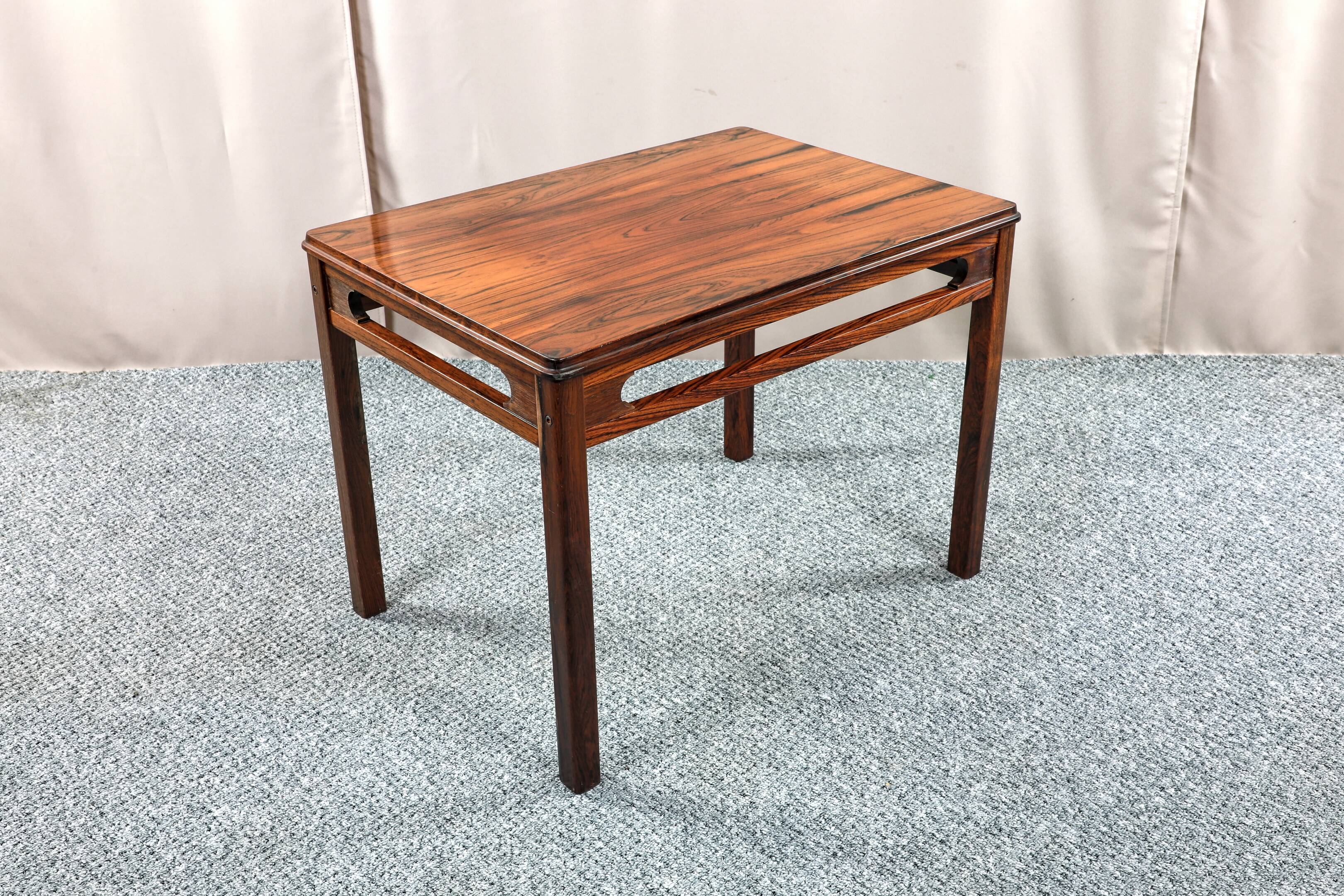Norwegian rosewood coffee table Rasmus Solberg 1960s