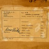 Vitrine du milieu du siècle des années 1960, Tchécoslovaquie