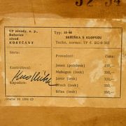 Vitrine du milieu du siècle des années 1960, Tchécoslovaquie