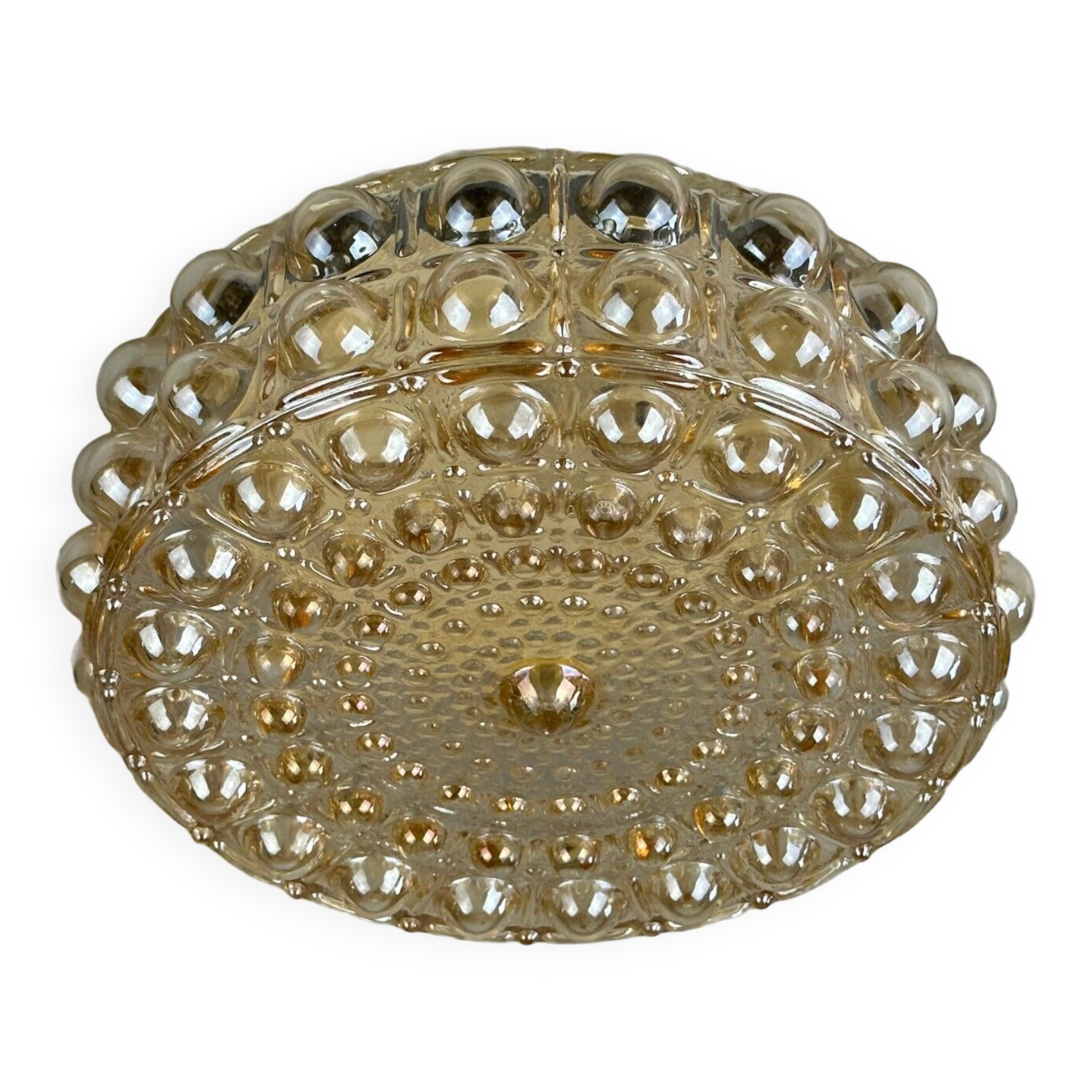 60s 70s Plafoniere Ceiling Lamp or Wall Lamp Bubble Glass Space Age Design