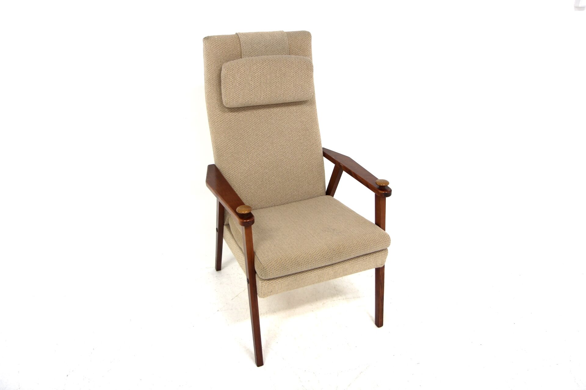 Fauteuil scandinave en teck Suède 1960