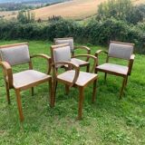 4 Bridge armchairs