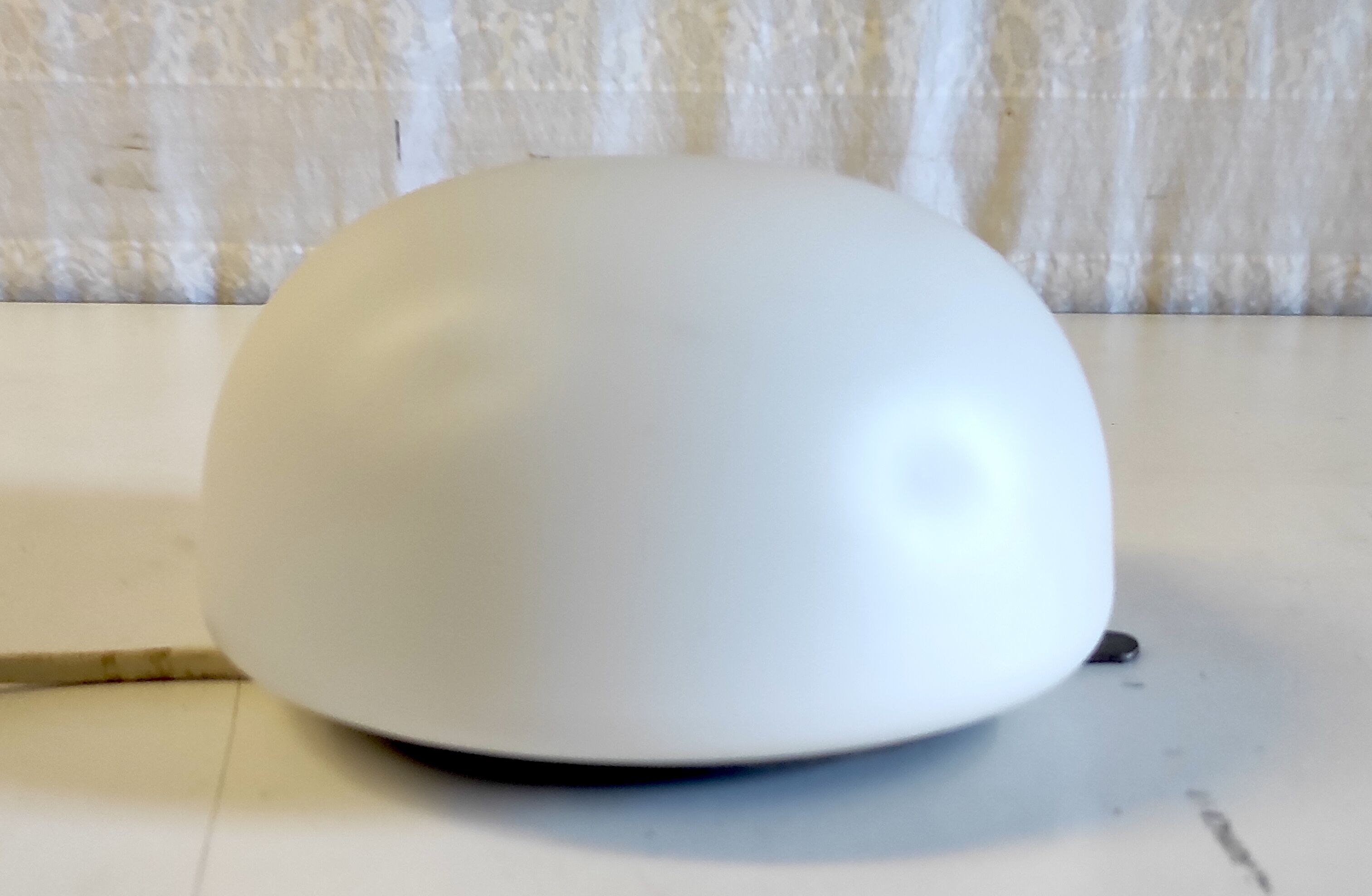 White opaline ceiling lamp wall lamp 50s 60s