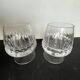 2 cut crystal alcohol glasses