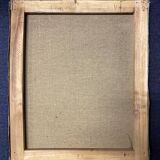 Geneviève chapront, snow boulevard saint-germain, signed oil on canvas