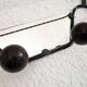 Wrought iron wall rack