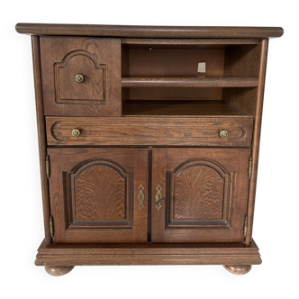 Solid wood TV cabinet