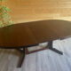 Table ovale extensible Baumann, deux rallonges