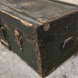 Antique wooden and metal trunk – Industrial/military style