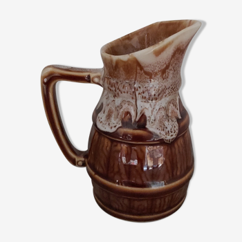 Stoneware bistro pitcher