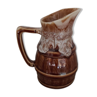 Stoneware bistro pitcher