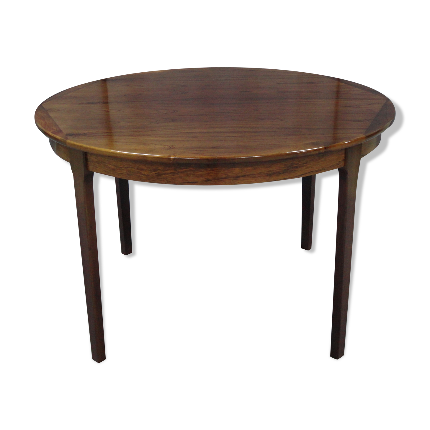 Scandinavian rosewood extendable table 1960s