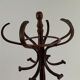 Vintage curved wooden parrot coat rack