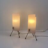 Pair of vintage tripod lamps, 1960s