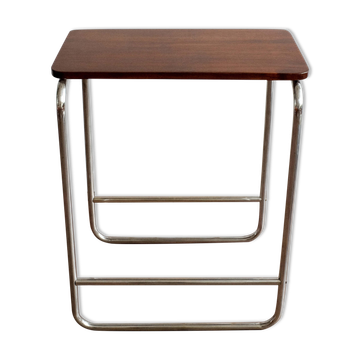 Table d’appoint de style Bauhaus fabriquée par Kovona Tchécoslovaquie,