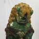 Pair of Chinese guardian lions foo dogs shishi imperial guardians ceramic