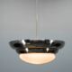 Rare Franta Anýž Nickel Chandelier, 1930s, Restored