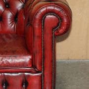 Vintage leather Chesterfield sofa