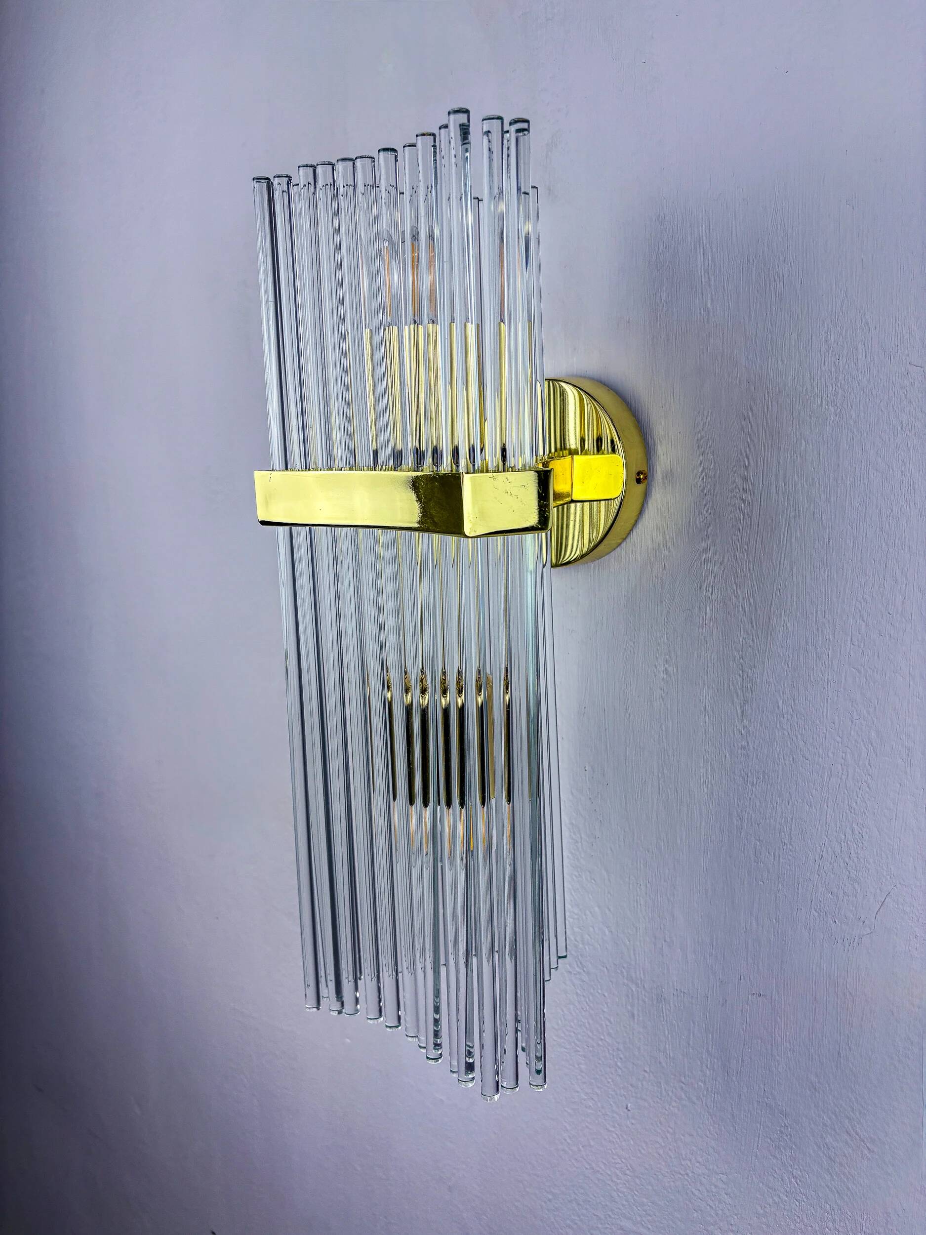 Pair of wall lights from Sciolari for Lightolier, Italy, circa 1970s