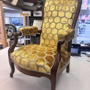 Fauteuil Voltaire à crémaillère