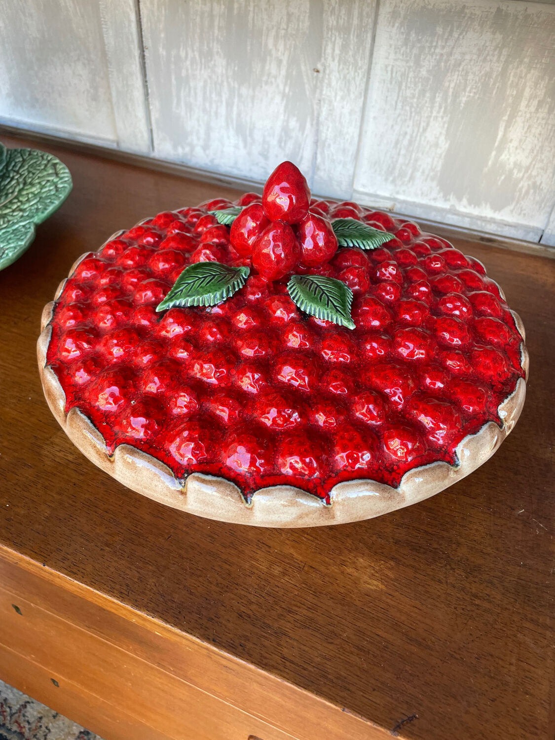 Strawberry tart dish