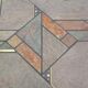 Vintage brutalist coffee table by Fedam from the 1980s