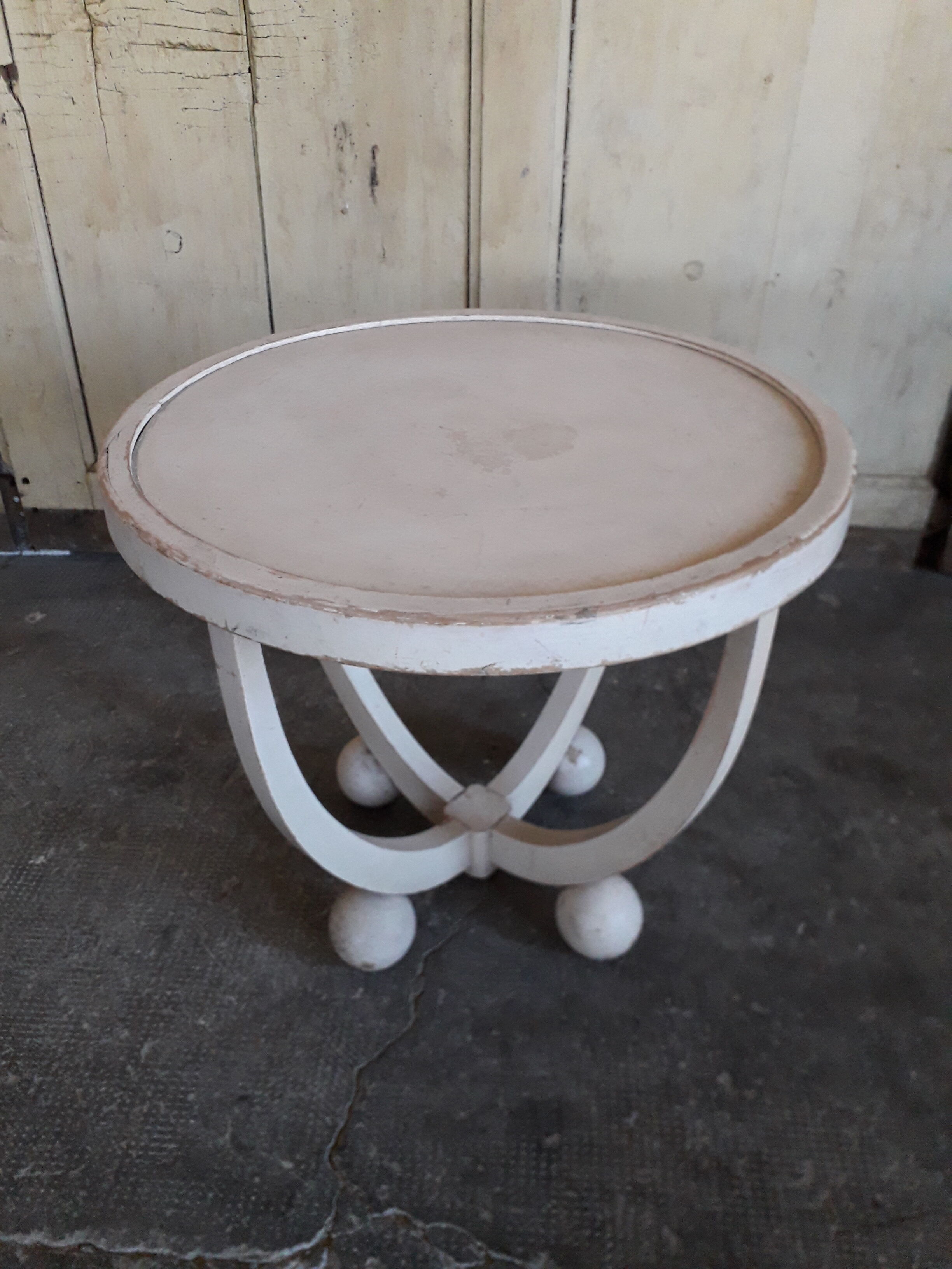 Chair and table for child art deco