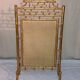 Ancient gold bamboo firescreen "Napoleon III"
