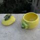 Vintage lemon sugar bowl