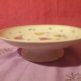 Limoges porcelain Charles Ahrenfeldt Pair of compote bowls with floral decoration