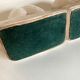 Pair of greenhouses modernist penguin books in cracked art deco earthenware