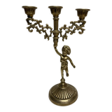Chandelier ange 3 branches en laiton