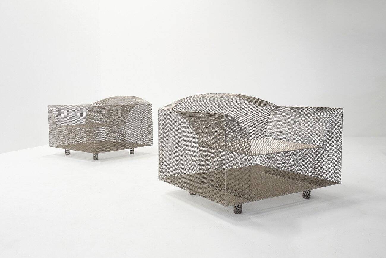 Chaises How High the Moon de Shiro Kuramata pour Vitra, Set de 2