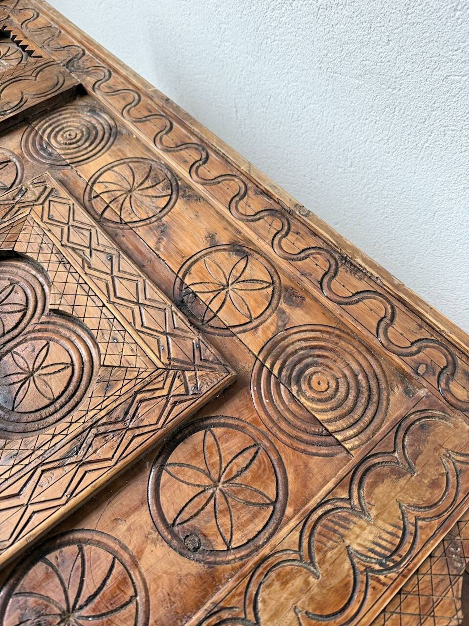 Savoyard folk art coffee table