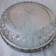 Bowl or glass dish with a metal rim