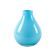 Light blue glass vase, Danish design, 1970s, made in Denmark